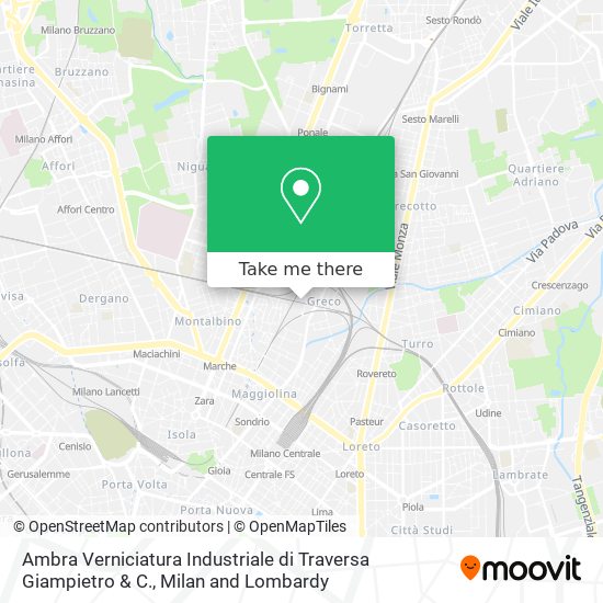 Ambra Verniciatura Industriale di Traversa Giampietro & C. map