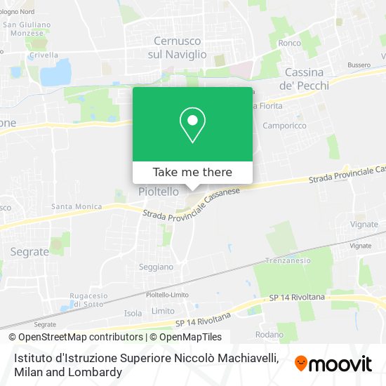 Istituto d'Istruzione Superiore Niccolò Machiavelli map