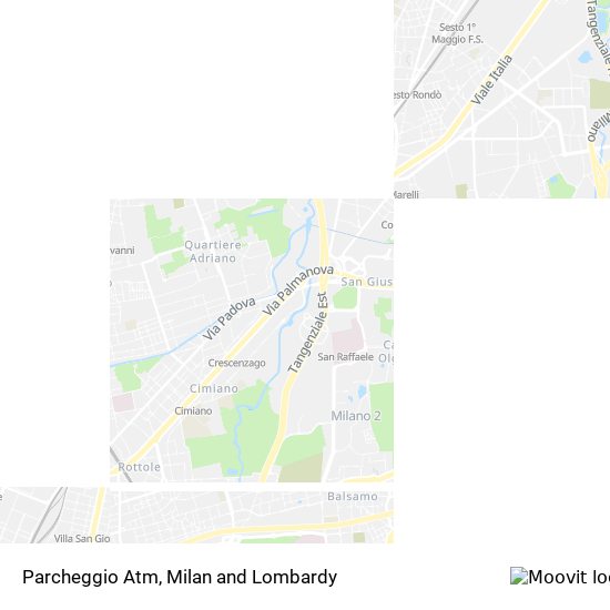 Parcheggio Atm map