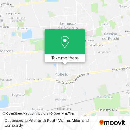 Destinazione Vitalita' di Petitt Marina map