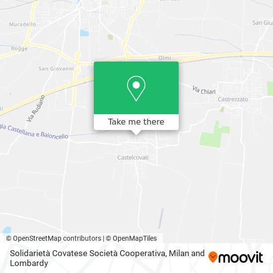 Solidarietà Covatese Società Cooperativa map