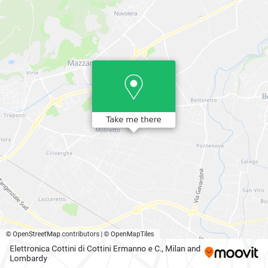 Elettronica Cottini di Cottini Ermanno e C. map