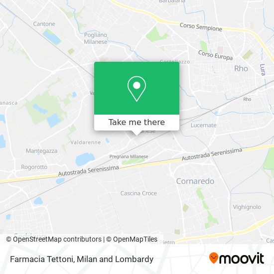 Farmacia Tettoni map