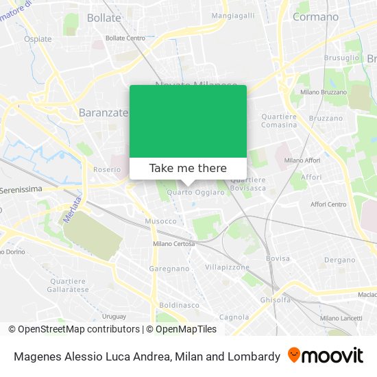 Magenes Alessio Luca Andrea map