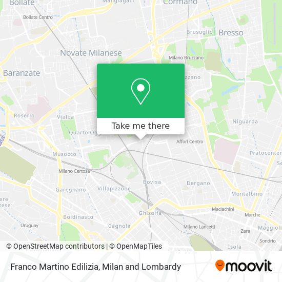 Franco Martino Edilizia map