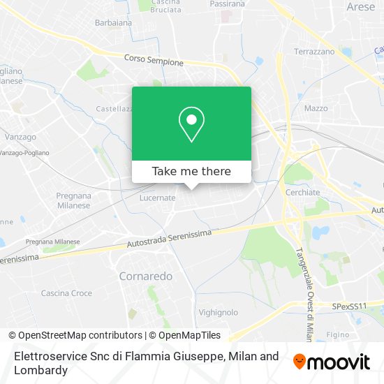 Elettroservice Snc di Flammia Giuseppe map