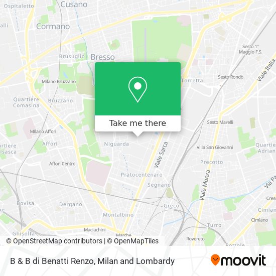 B & B di Benatti Renzo map