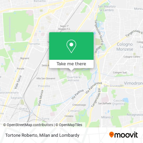 Tortone Roberto map