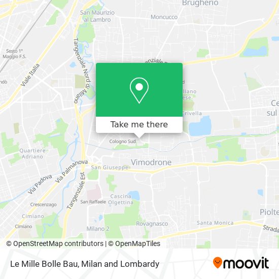 Le Mille Bolle Bau map
