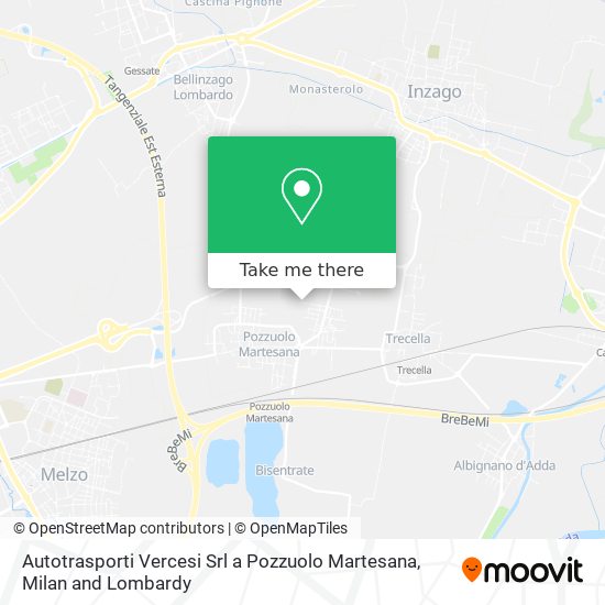 Autotrasporti Vercesi Srl a Pozzuolo Martesana map
