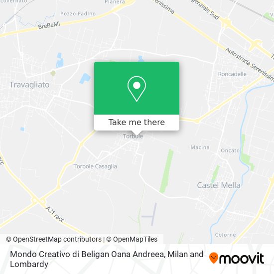 Mondo Creativo di Beligan Oana Andreea map
