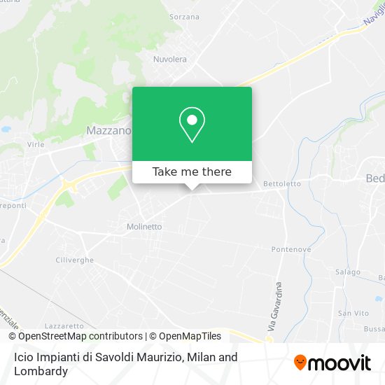 Icio Impianti di Savoldi Maurizio map