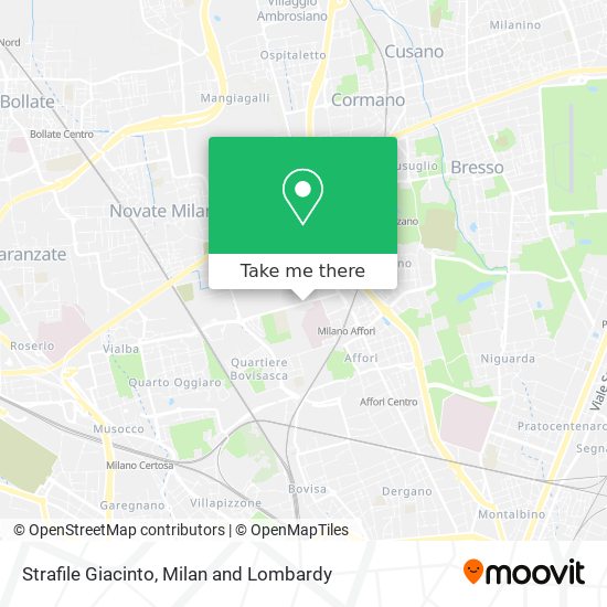 Strafile Giacinto map