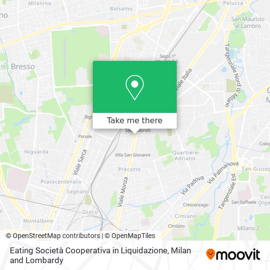 Eating Società Cooperativa in Liquidazione map