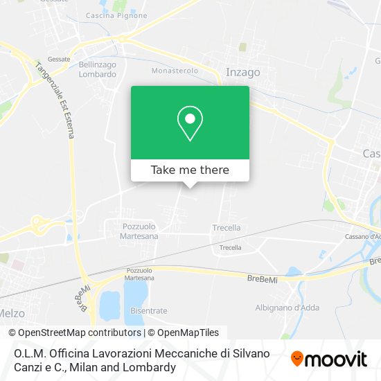 O.L.M. Officina Lavorazioni Meccaniche di Silvano Canzi e C. map