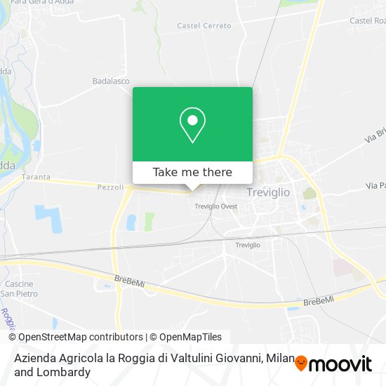 Azienda Agricola la Roggia di Valtulini Giovanni map