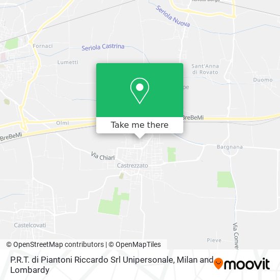 P.R.T. di Piantoni Riccardo Srl Unipersonale map