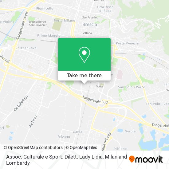 Assoc. Culturale e Sport. Dilett. Lady Lidia map