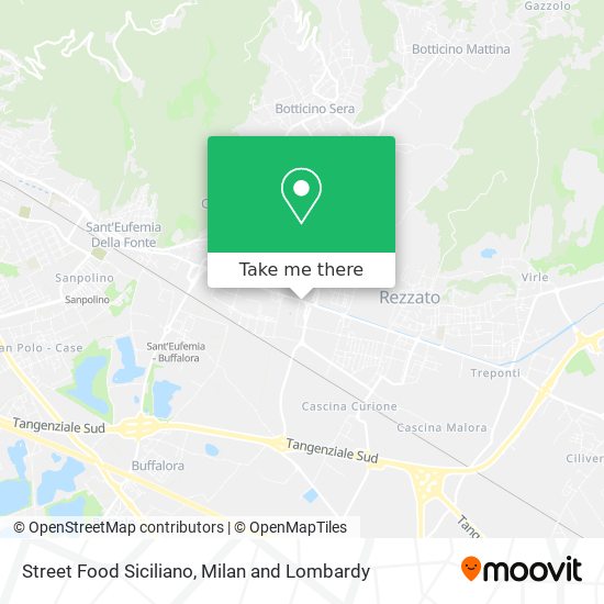 Street Food Siciliano map