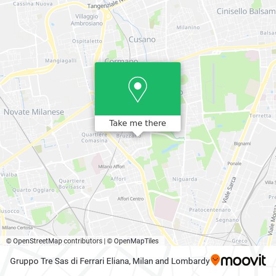 Gruppo Tre Sas di Ferrari Eliana map