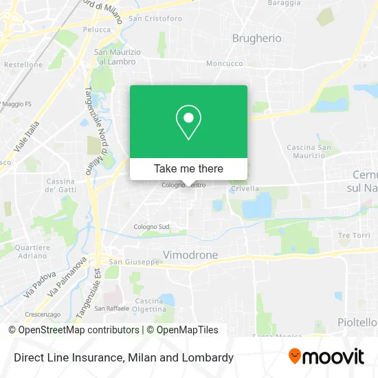 Direct Line Insurance map