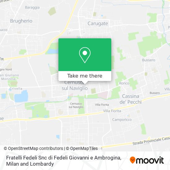 Fratelli Fedeli Snc di Fedeli Giovanni e Ambrogina map