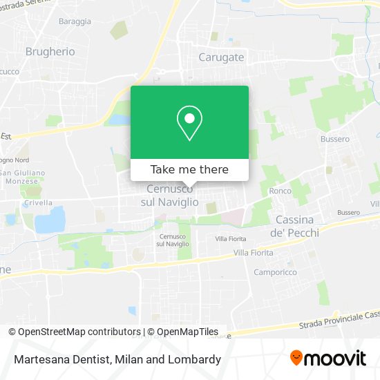 Martesana Dentist map
