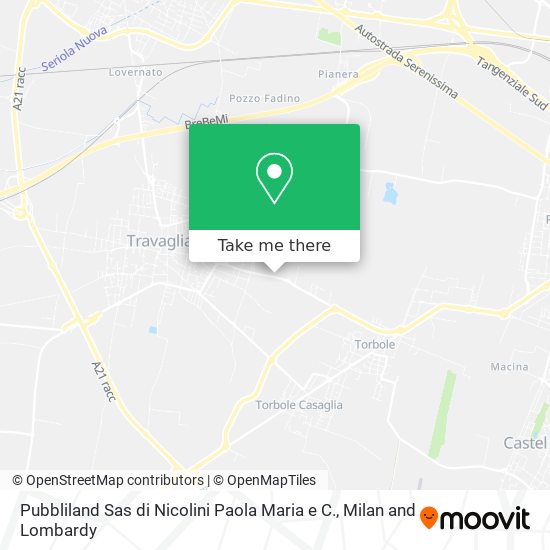 Pubbliland Sas di Nicolini Paola Maria e C. map