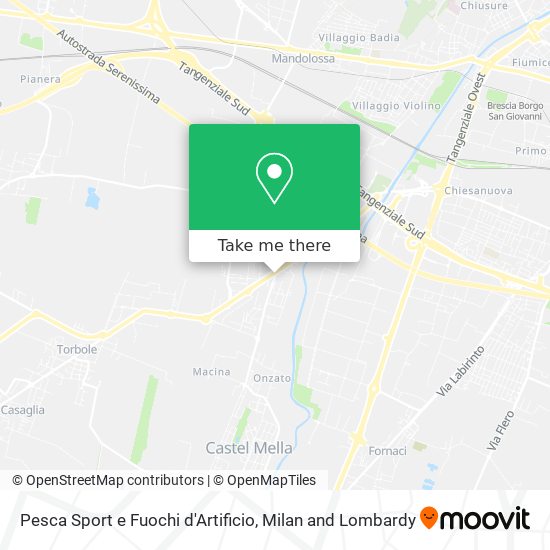 Pesca Sport e Fuochi d'Artificio map