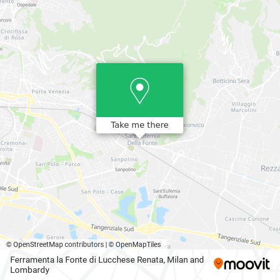 Ferramenta la Fonte di Lucchese Renata map