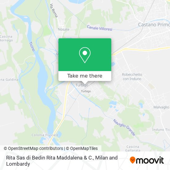 Rita Sas di Bedin Rita Maddalena & C. map
