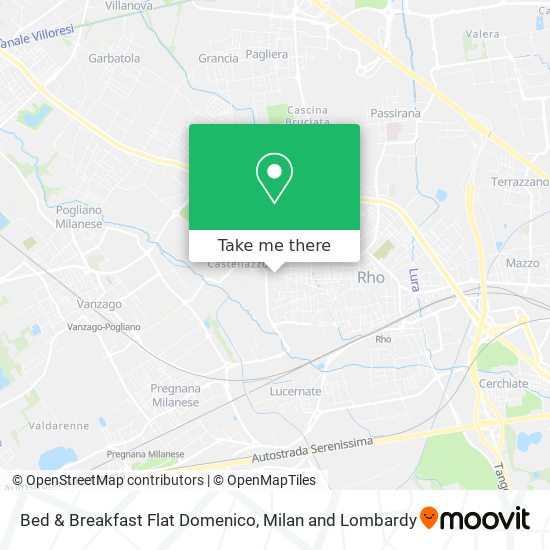 Bed & Breakfast Flat Domenico map