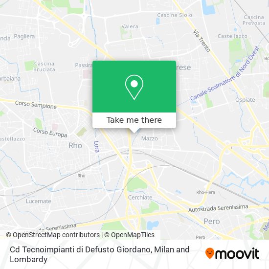 Cd Tecnoimpianti di Defusto Giordano map