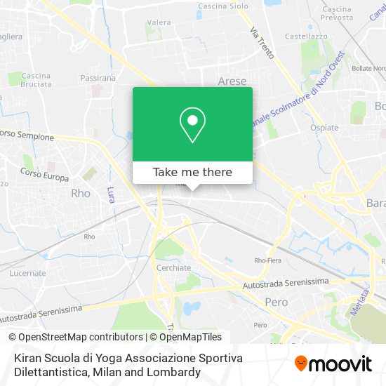 Kiran Scuola di Yoga Associazione Sportiva Dilettantistica map