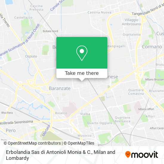 Erbolandia Sas di Antonioli Monia & C. map