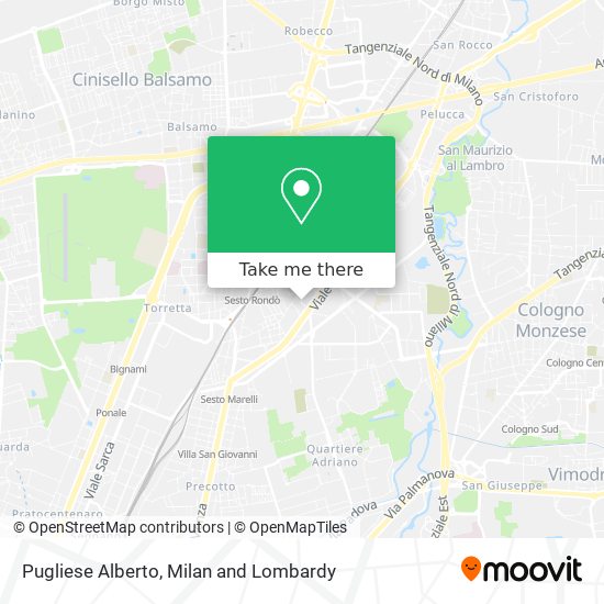 Pugliese Alberto map