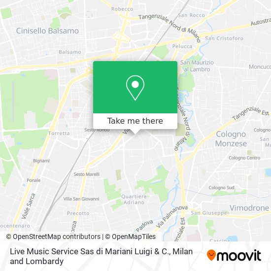 Live Music Service Sas di Mariani Luigi & C. map