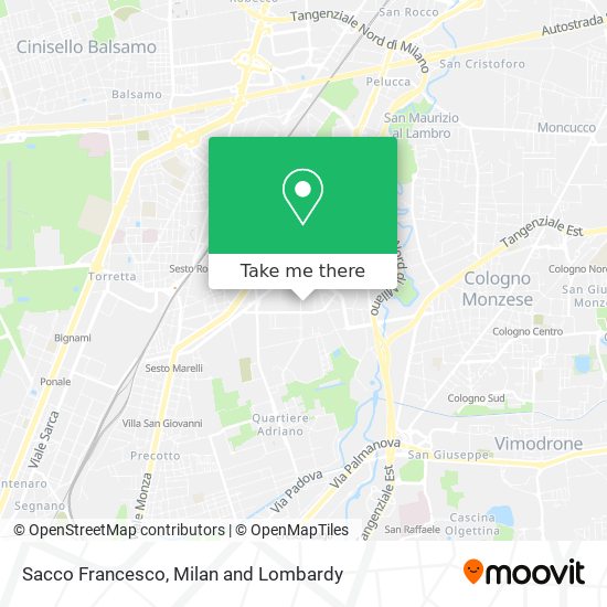 Sacco Francesco map