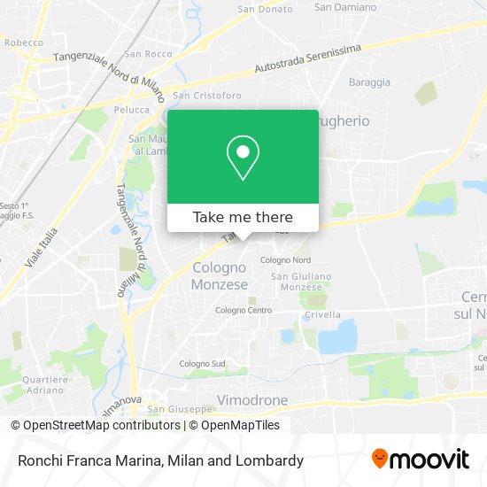 Ronchi Franca Marina map