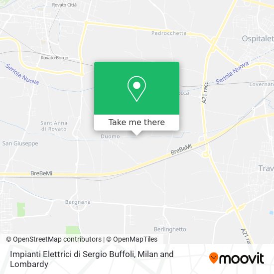 Impianti Elettrici di Sergio Buffoli map