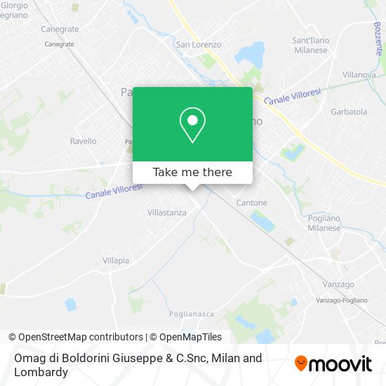 Omag di Boldorini Giuseppe & C.Snc map