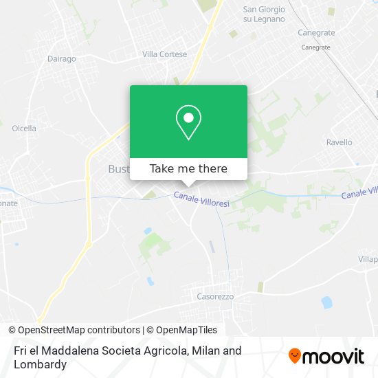 Fri el Maddalena Societa Agricola map