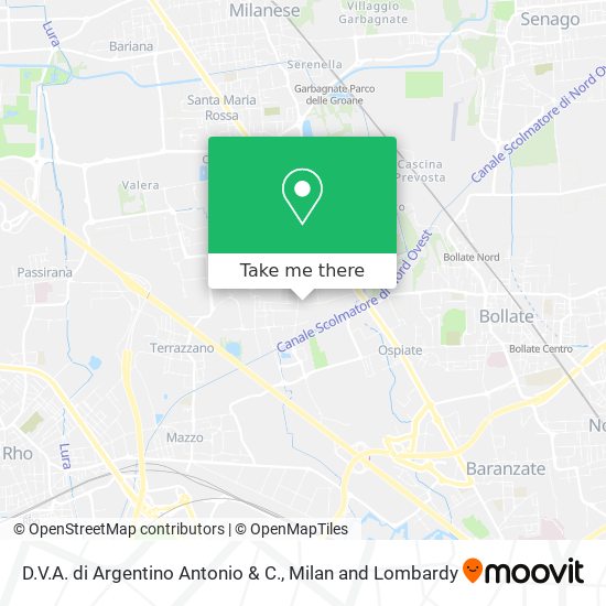 D.V.A. di Argentino Antonio & C. map