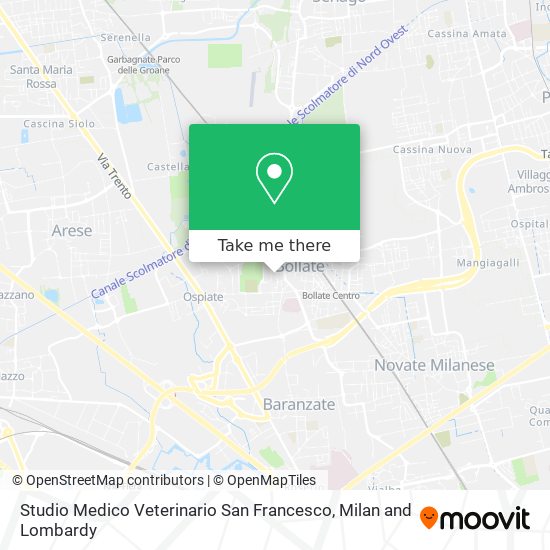 Studio Medico Veterinario San Francesco map