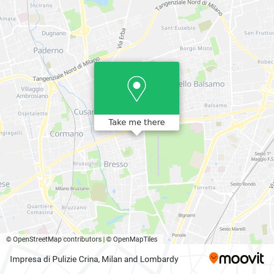 Impresa di Pulizie Crina map