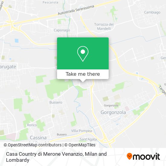 Casa Country di Merone Venanzio map