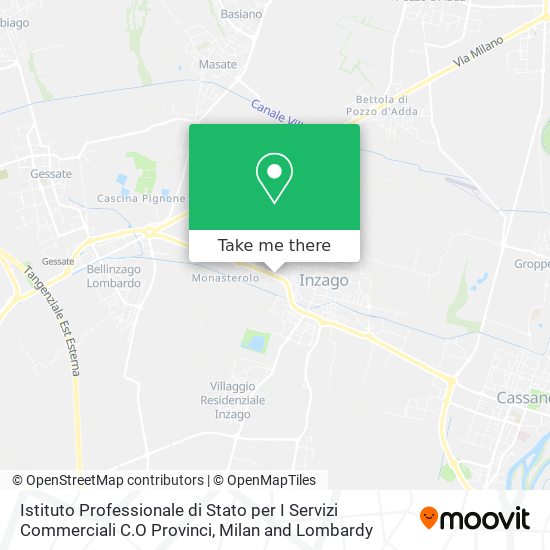 Istituto Professionale di Stato per I Servizi Commerciali C.O Provinci map