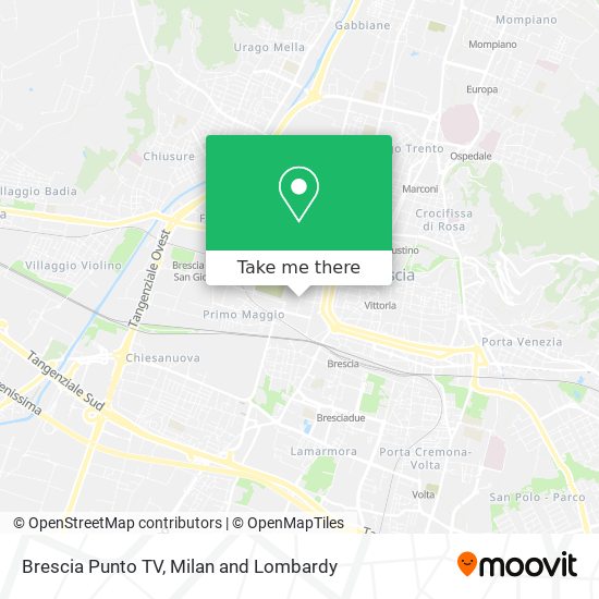 Brescia Punto TV map