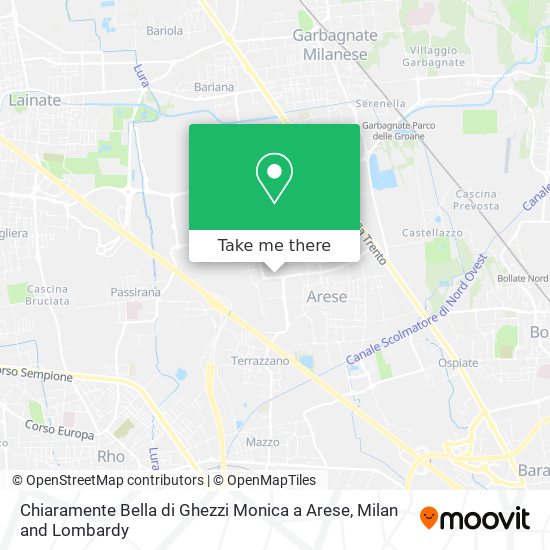 Chiaramente Bella di Ghezzi Monica a Arese map