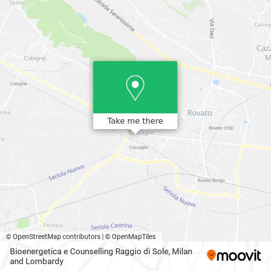 Bioenergetica e Counselling Raggio di Sole map